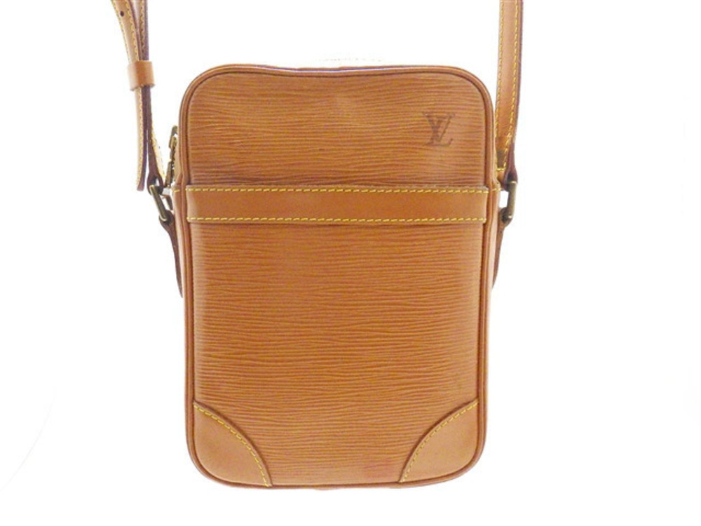 LOUIS VUITTON Bag Shoulder Danube Epi Zipangu Gold Brown